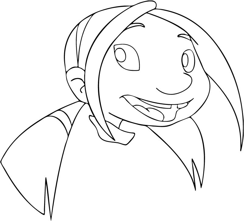 coloriage chasseur de dragons zaza